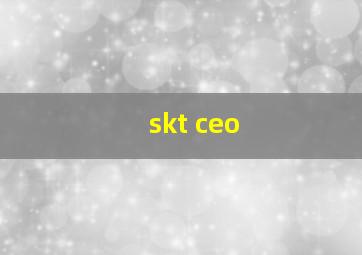 skt ceo